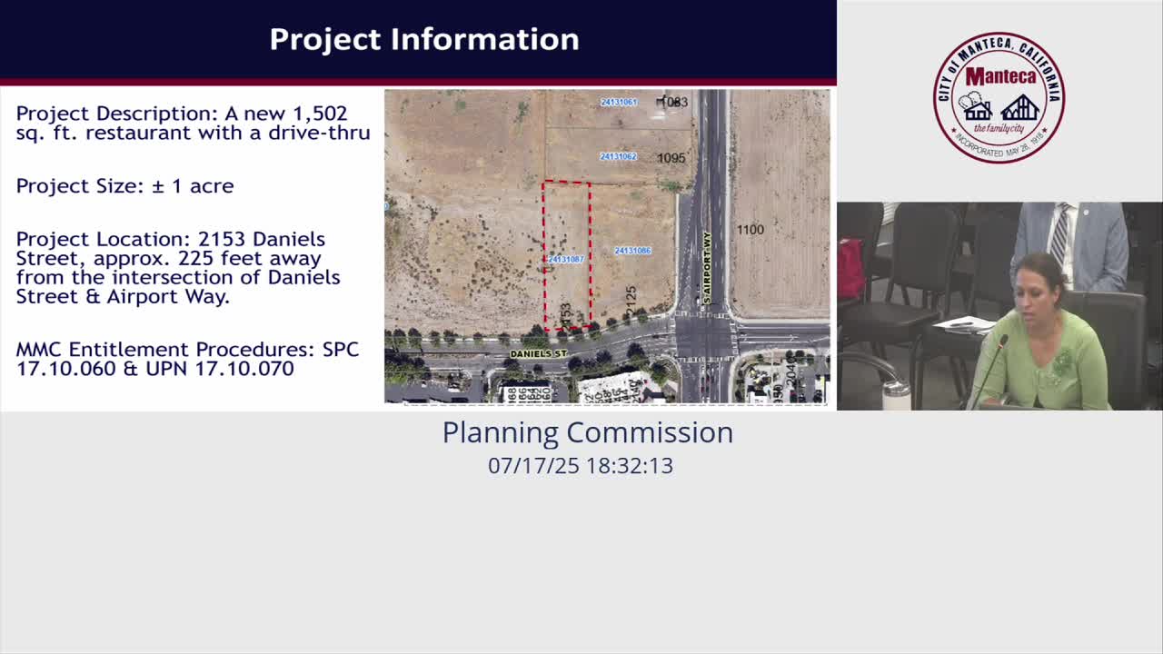 Planning Commission Approves Sonic Drive Thru Project on Daniel Street