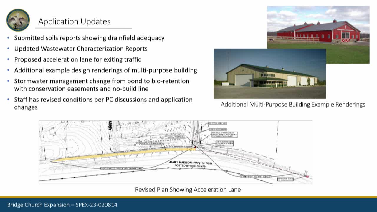 Warrenton Planning Commission reviews church expansion and wastewater management plans