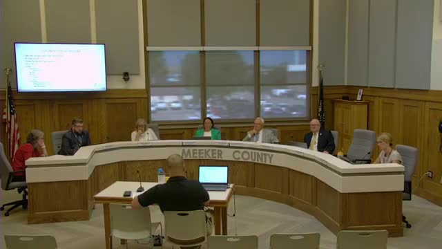 Meeker County Discusses Drainage Improvements and Road Construction Projects