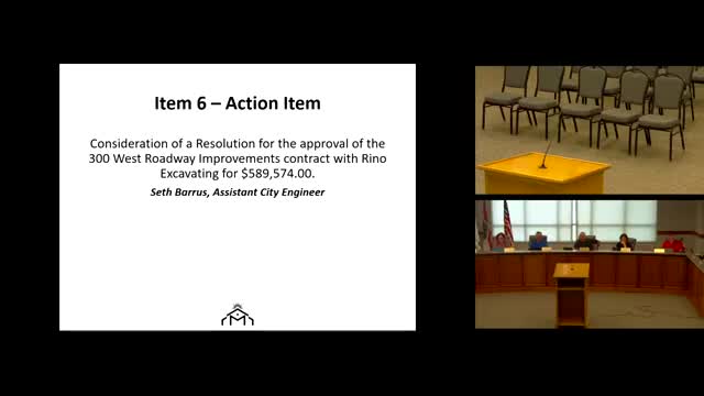 Council Discusses $589K Contract with Rhino Excavating and Transparency in Bidding Process