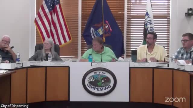 Ishpeming Mayor Honors Pam's Pickens During Council Meeting