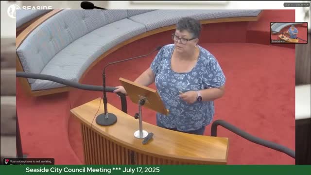 Seaside Residents Express Concerns on Roads, Geese, and Community Appreciation