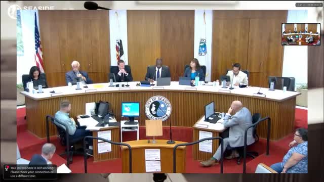 Seaside City Council Approves 2025 Seaside Stars Recipients and Concrete Contract