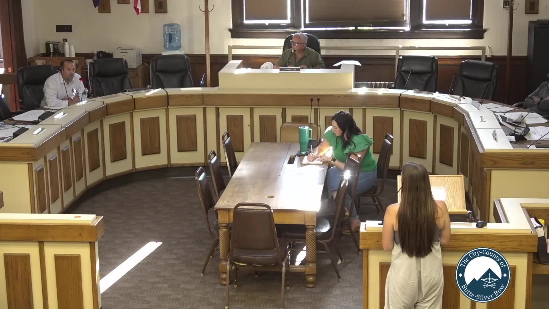 Chris Ingram presents septic system concerns to Montana Environmental Quality Committee