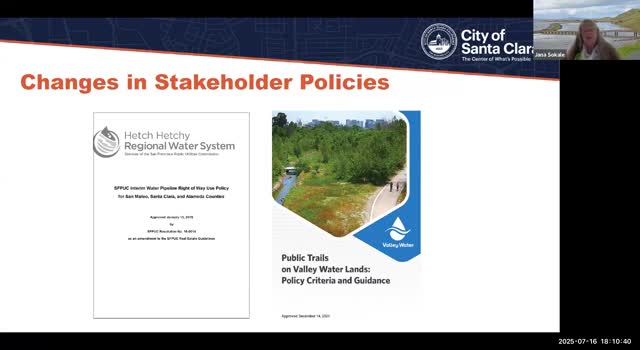 Santa Clara Proposes Hetch Hetchy Trail to Enhance Urban Connectivity and Access