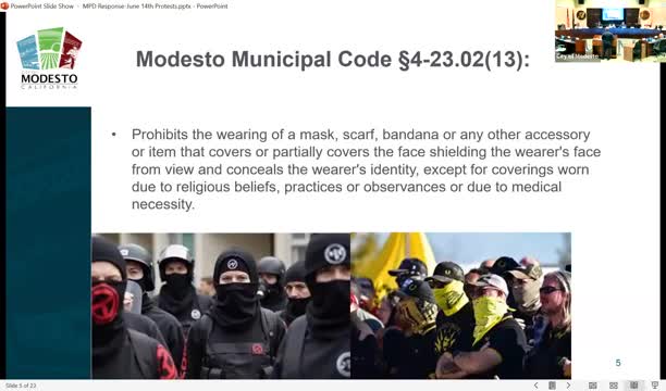 Modesto Prepares for Protests Amid National Unrest and Community Concerns