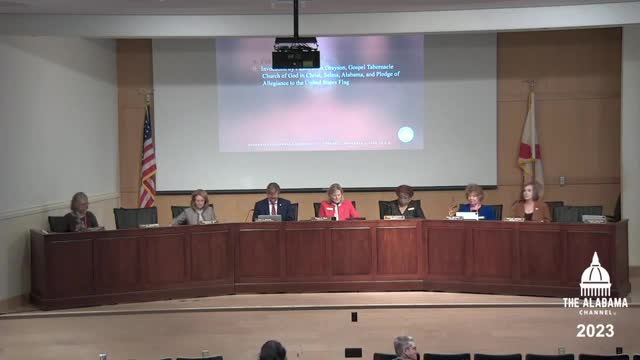 Isabel Welch Advocates for Alternative Teacher Preparation at Alabama Board of Education Meeting