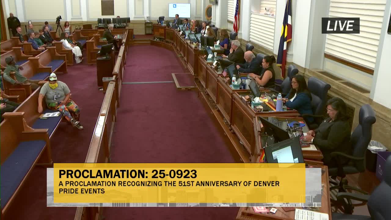 Denver City Council proclaims June 2025 Pride Month; community leaders urge continued support for LGBTQIA+ and trans residents