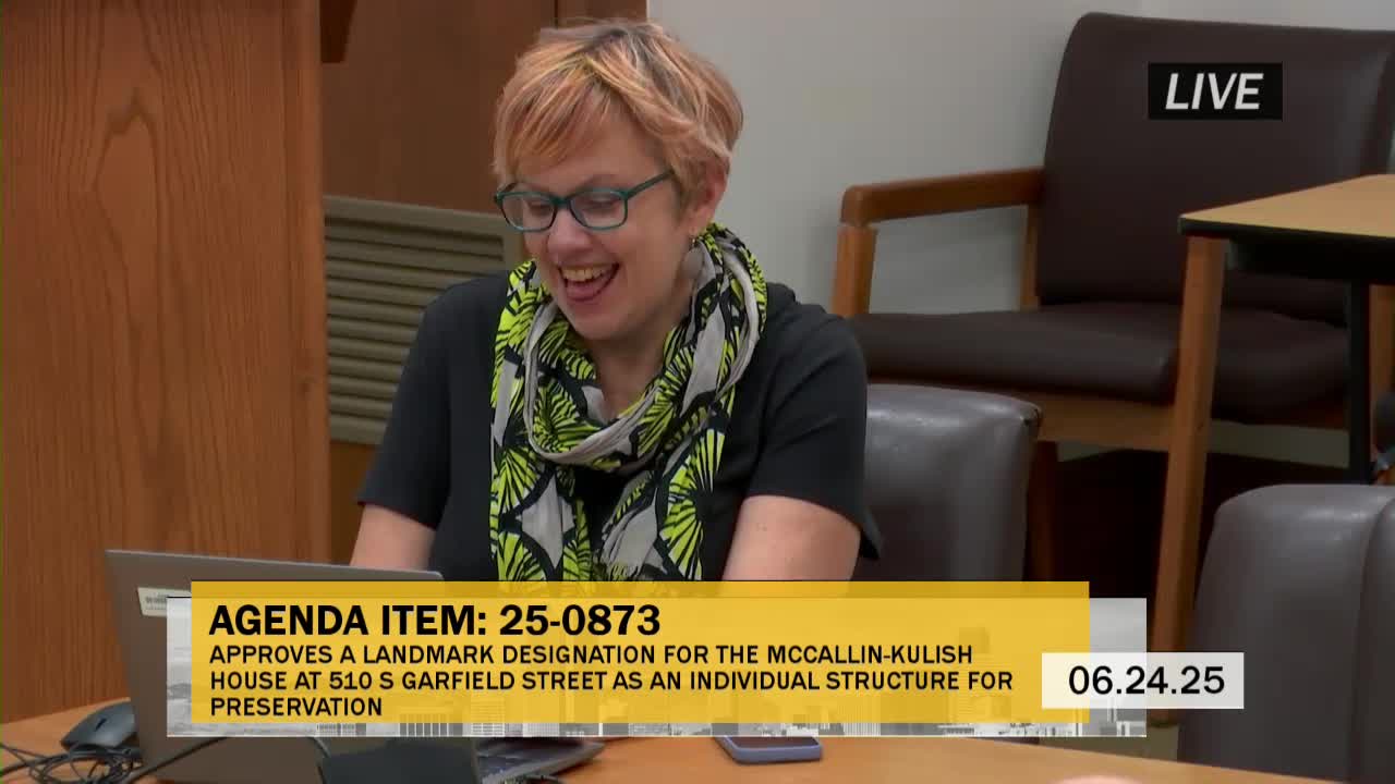 Committee forwards landmark nomination for midcentury house at 510 S. Garfield to City Council