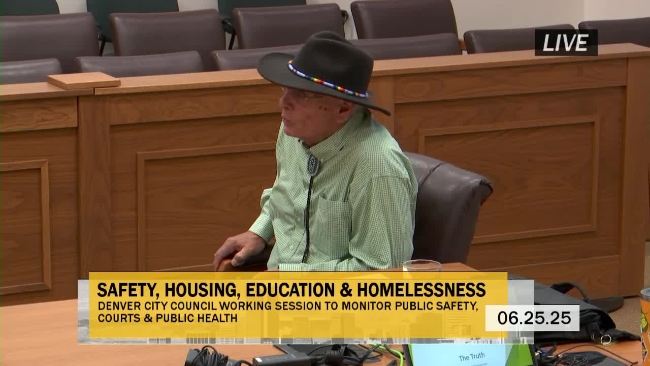 Presenter tells Denver committee Front Range was Indigenous homeland for millennia; urges cultural center, dedicated funding