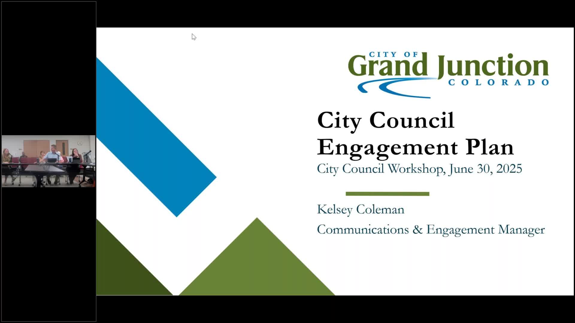 City staff propose "Meet You There" engagement plan to broaden council outreach