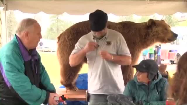Bear safety: presenter urges vigilance, proper bear-spray use and storage