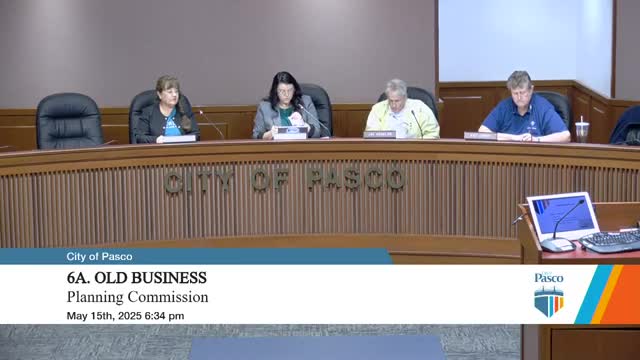 Pasco planning commission hears updates on comp plan, transportation, climate and energy studies