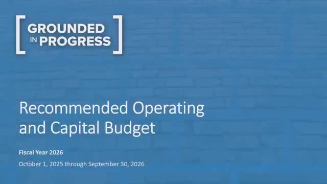 Mayor presents near-$2 billion FY2026 budget; council and residents press for stormwater, roads and housing action