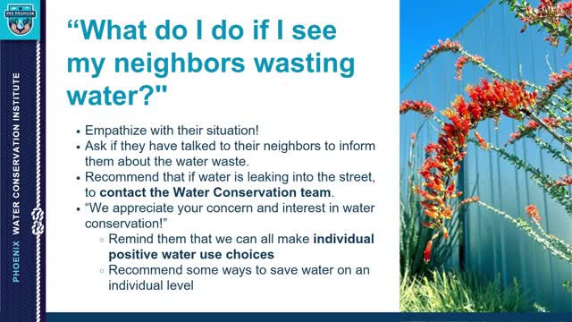 Phoenix Conservation Office provides training for fall volunteer orientation workshop