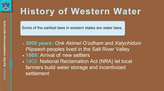Dams Constructed to Stabilize Water Supply in Salt River Valley Settlement
