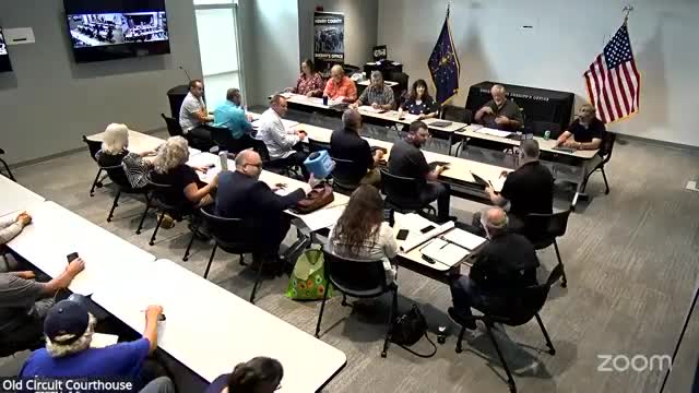 Commission reviews and signs minor revisions to Ashbury Fields secondary plat