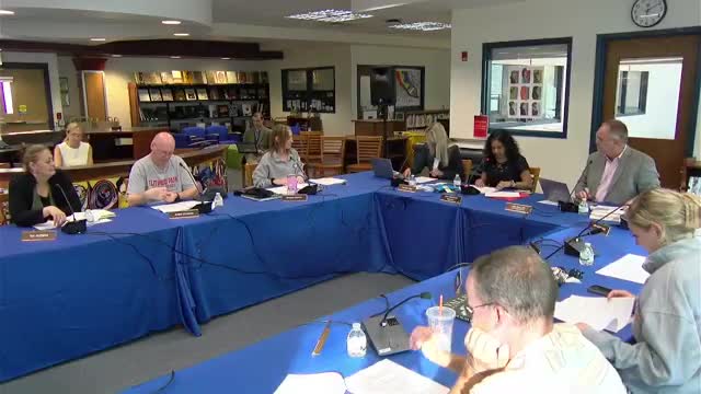 Doctor Mark Russo presents New Jersey Graduation Proficiency Assessment results to Board of Education