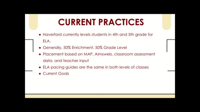 Haverford Teachers Advocate Against Leveling Students in English Language Arts Classes