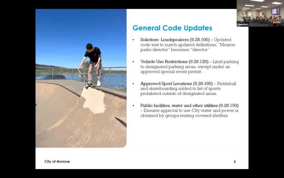 Council Member Hanford Advocates for Barbecue Regulations at Park Shelter Rentals