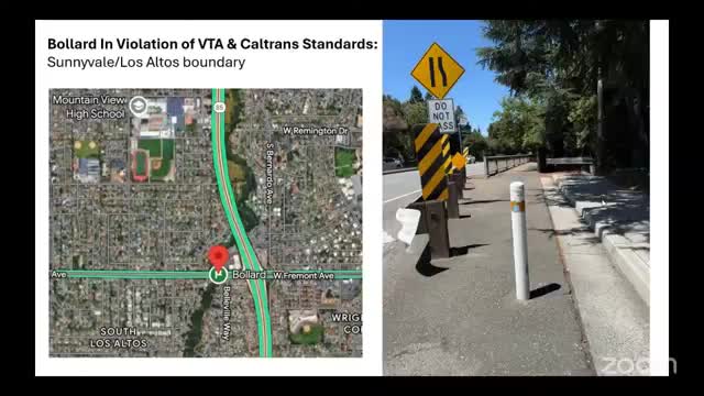 Cyclist Advocates for Safer Bollard Designs in Sunnyvale Following Injury Accident