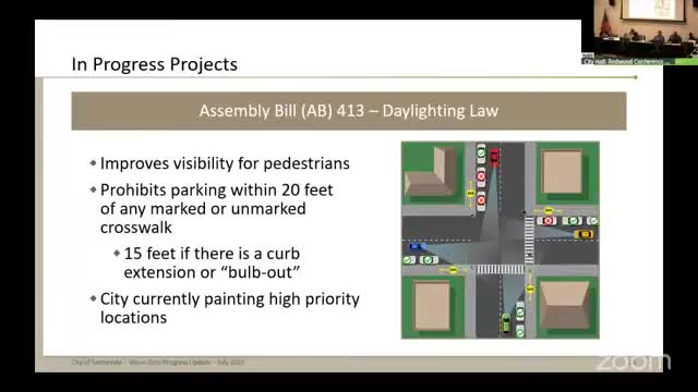 Sunnyvale City Council Discusses Vision Zero Traffic Safety Progress and Challenges