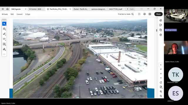 City completes 30% design for Pacific Avenue Greenway; staff weighs bridge over Sprague Way versus at-grade route