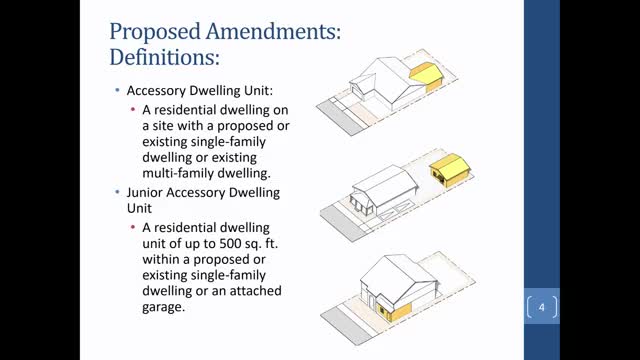 City Council Revises Accessory Dwelling Unit Ordinance to Align With State Law