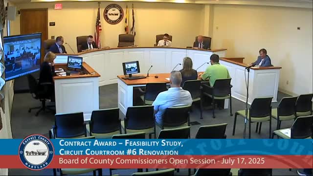 County Commissioners Approve $40K Utility Upgrade for New State's Attorney Building