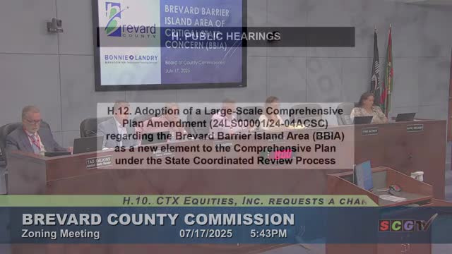Brevard County Approves Comprehensive Plan Amendment for Barrier Island Protection