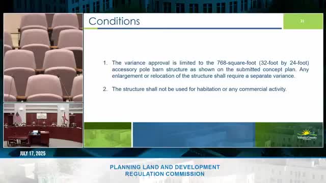PLDRC denies small-scale comprehensive plan amendment and companion rezoning for 1.01-acre parcel in NRMA