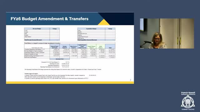 Francis Howell School District faces budget freeze amid new Senate Bill 3 property tax legislation