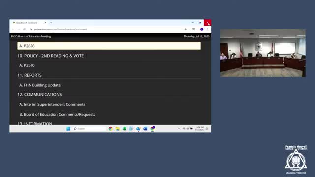 Board Gives First Reading to Student Device Policy; Teachers and Directors Urge Clear Confiscation Practice