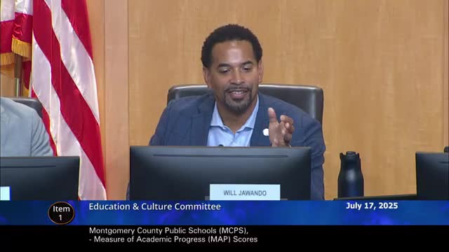 Montgomery County Council Analyzes Mathematics Proficiency and Gender Disparities in Education
