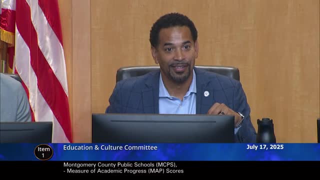 Montgomery County School Board Discusses Data Collection for Improved Academic Outcomes