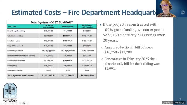 City Seeks Grants for Solar Installations at Fire Stations and Library