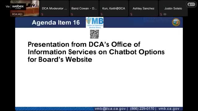 DCA demos chatbot proof‑of‑concept; board told policy, human review and staffing requirements apply