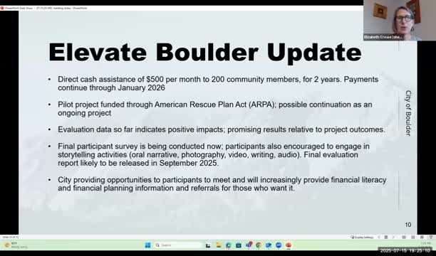 Boulder Plans Future Direct Cash Assistance Program Following Positive Pilot Evaluation
