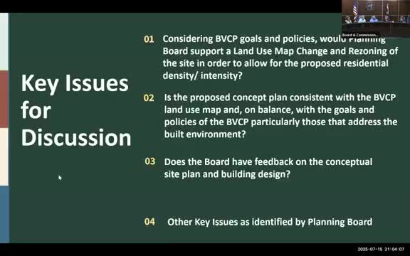 City Council Examines Pedestrian Access and Site Design for New Development Proposal