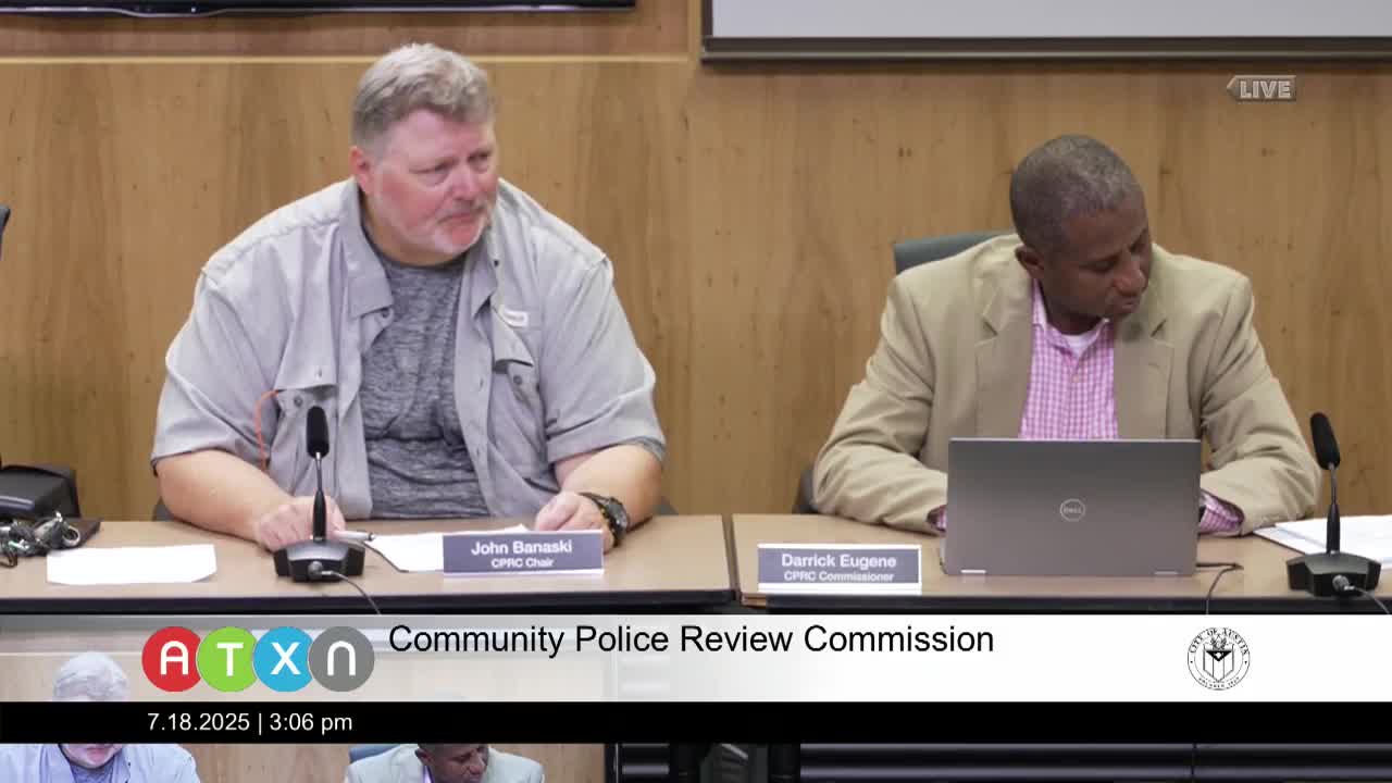 Savannah Lee advocates for police transparency and anti-surveillance measures at public meeting