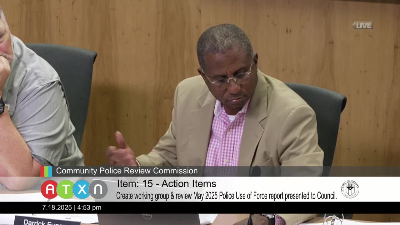 Austin City Council reviews police training report amid complaints and use of force concerns