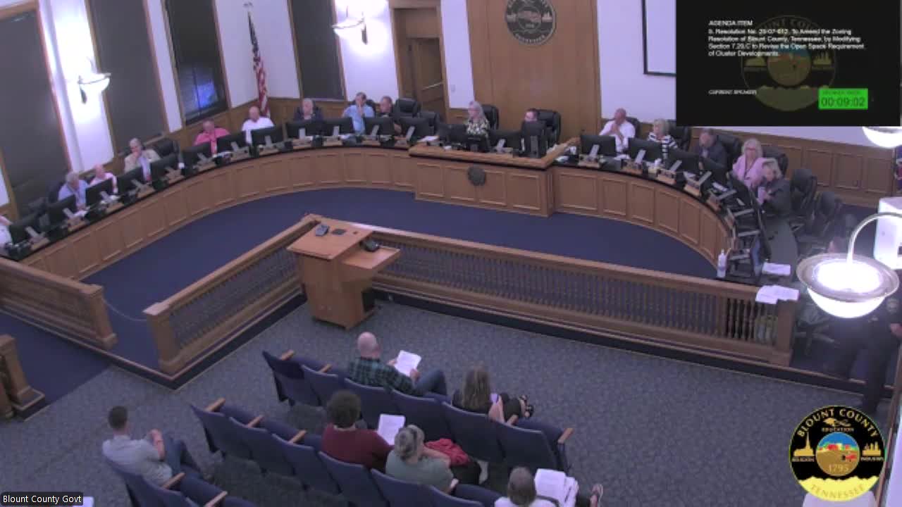 Blount County Planning Commission debates open space restrictions amid housing concerns