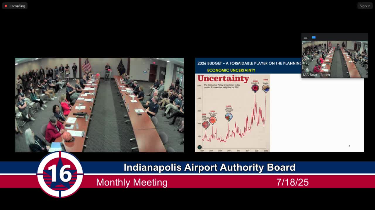 Airport Management Proposes Conservative Budget Amid Economic Uncertainty