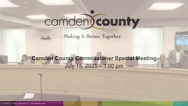 Camden County Board Approves Contract for Electricity Generation Supply Service