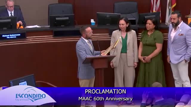 Escondido Proclaims July 8 as MAC Day to Honor Anti-Poverty Efforts