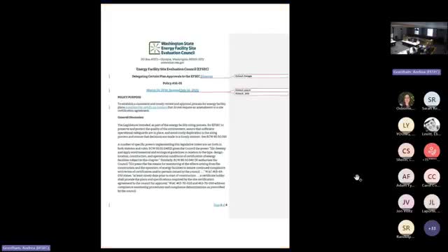 Energy council delegates plan-approval authority to director after public comment concerns; one abstention