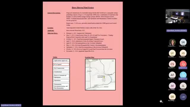 Council staff reviewing contested Works 7 ferruginous hawk mitigation recommendation from PTAG and certificate holder