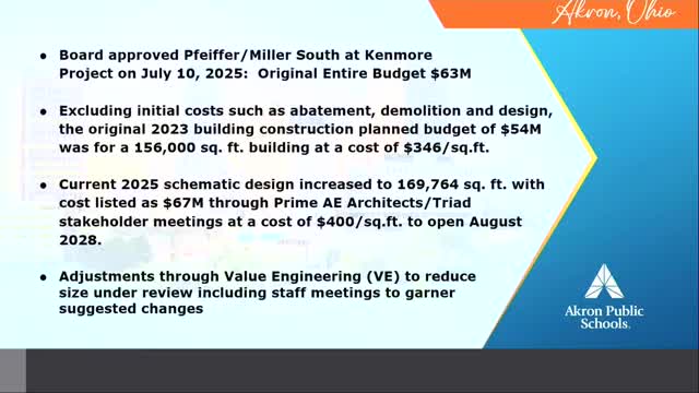Superintendent Otley unveils $67M school project adjustments and value engineering plans