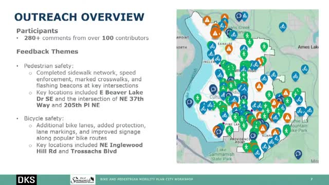 City hears public requests for expanded sidewalks and improved bike safety measures