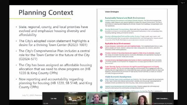 City Planning Commission Advocates for Midrise Housing to Support Town Center Development